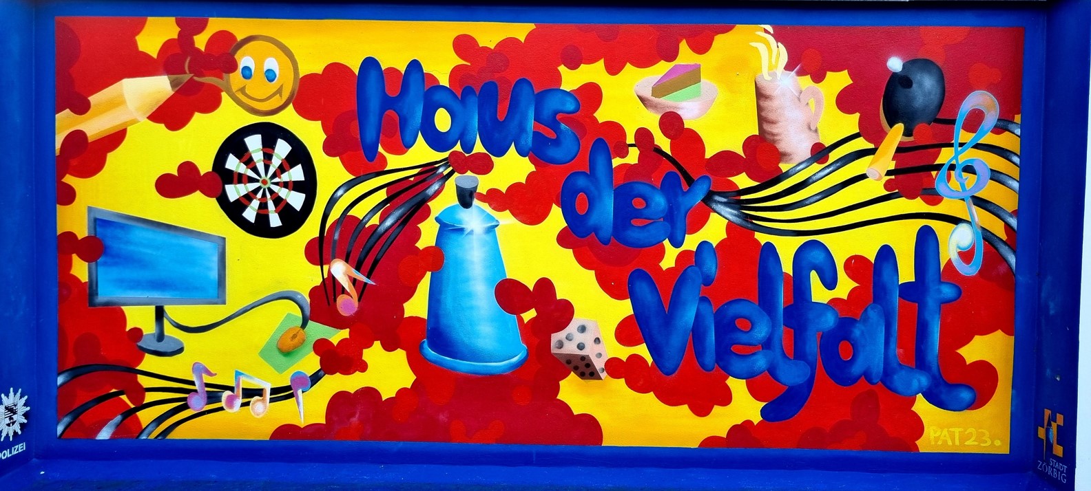 Graffitiprojekt im Außenbereich